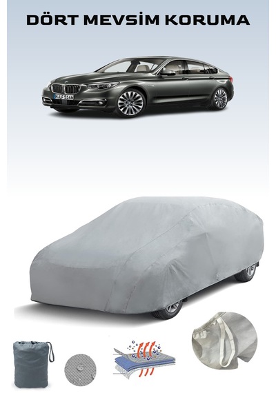 Bmw 5 Series Gran Turismo Lcı 2013 - 2021 Araba Brandası Oto Branda Gri