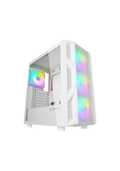 Rampage Humble Mesh Beyaz 4x120 Rgb Fan 650w 80+ Oyuncu Gamıng Kasa
