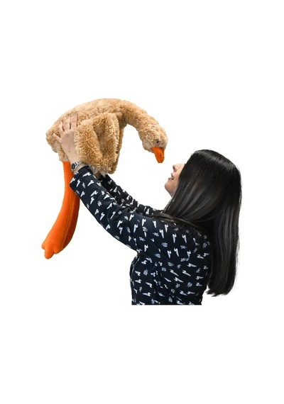Ayrex Pelüş Kaz, Oyuncak, Yastık,hamile Yastığı, Beyaz Kuğu Doldurulmuş Hayvan, Komik Ördek Peluş Bebek, Sevim Genel