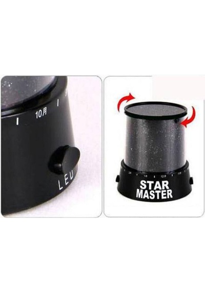 Mobee Star Master Yıldız Yansıtmalı Gece Lambası Projeksiyon Bebek Odası Lamba Çok Renkli