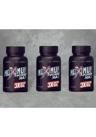 Maximum Power Max 3x Effect Erkeklere Extra Maxìmum Ero.tik 30 Lu X 3 Adet