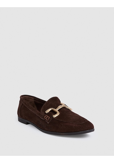 Pierre Cardin Kahvereng %100 Deri Metal Tokalı Loafer 50331540-vr029 Kahverengi