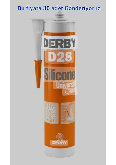 Derby Silikon 30 Adet 280 Gram Şeffaf Yada Beyaz Yeni Ürün