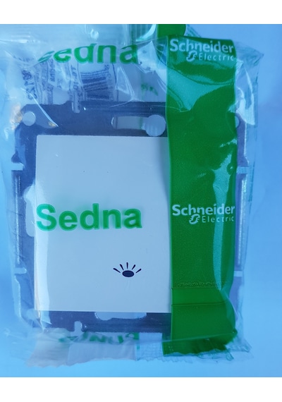 Schneıder Sedna Lıht Zil 0800123 ve Lamba 0900123 Krem Çerçevesiz Zil