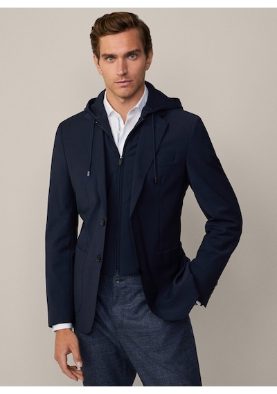 Hackett Lacivert Erkek Yün Karışımlı Ceket Hm443416