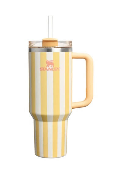 The Quencher H2.0 Flowstate Tumbler Pipetli Termos Butter Cabana Gloss 1.18 Litre Renksiz