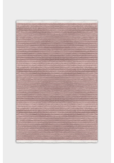 Lidya Bej / Füme Pamuk Dokuma Yumuşak Halı Kaymaz Tabanlı, Kolay Temizlenen, Modern Tasarım Kilim Bej