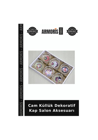 Cam Küllük Dekoratif Kap Salon Aksesuarı