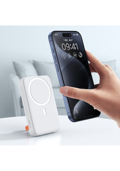 Mcdodo MC-5100 10000 mAh 20 W Magsafe Kablosuz Powerbank Beyaz