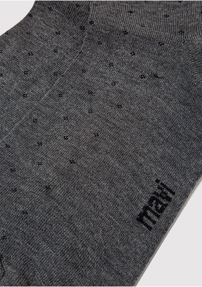 Mavi - Gri Soket Çorap 0912191-12685 Gri