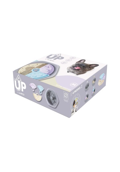 M-pets Level Up Ayarlanabilir Yavaş Yeme Mama Kabı M
