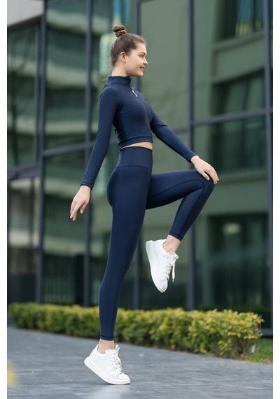Dar Kesim Spor Tayt Toparlayıcı Fitness Ekstra Yüksek Bel 001