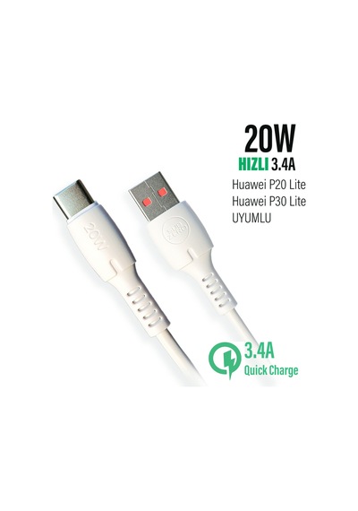Tecno Pova Neo 2 Şarj Kablosu 20w Hızlı Şarj Kablo