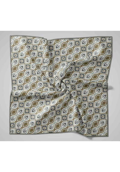 Silk Home Twill İpek Eşarp 11470-37 Olive, Çelik Mavisi, Lacivert, Beyaz