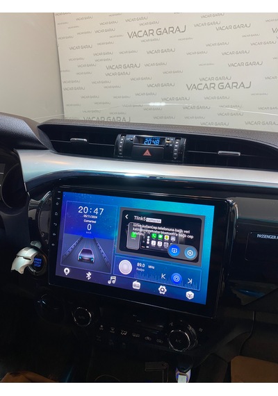 Toyota Hılux 2015-19 10" Uyumlu Androıd Multimedya Gerçek 2/32 Kablosuz Carplay Geri Görüş Kameralı 10"