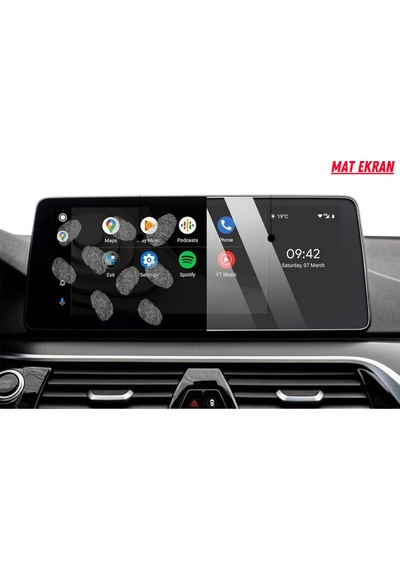 Bmw G30 520 Lci 2020-2024 Makyajlı Kasa Multimedya Uyumlu Mat Ekran Koruyucu