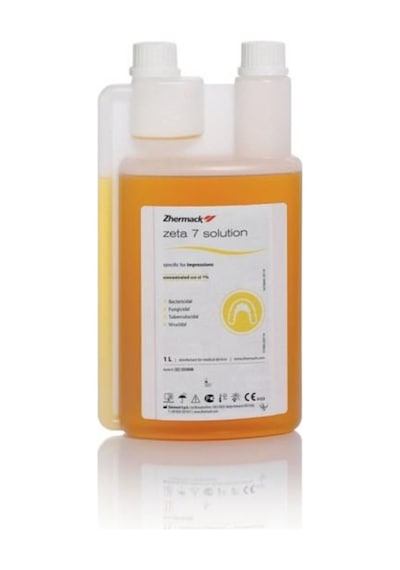 Perimel Zhermack Zeta 7 Solution Konsantre Ölçü Temizleme Sıvısı 1 L