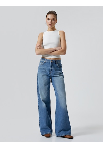 Koton Ribanalı Basic Atlet Pamuklu Slim Fit Ekru 4sal30006ık 4SAL30006IK010
