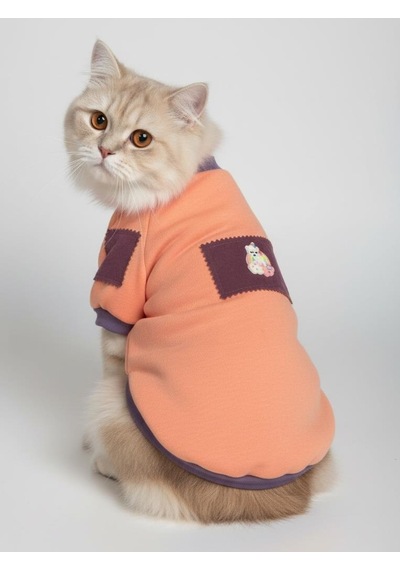 Sevimli Unicorn Marşmelov Pembe Kedi Polar Sweatshirt