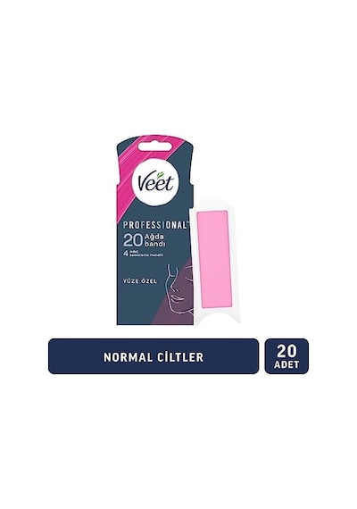 Easy Gelwax Teknoloji Normal Ciltler İçin Yüze Özel Sir Ağda Bandı 1 X 20 Adet