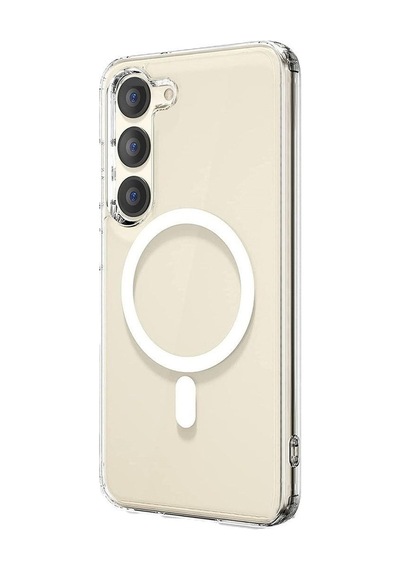 Bikapak Magslım Samsung S24 Plus Uyumlu Şeffaf Kapak