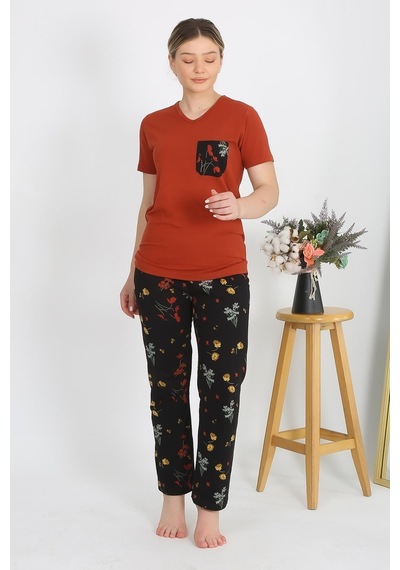 Akbeniz Kadın Kısa Kol Pamuk Penye Pijama Takım Kremit 4214-kremit Kremit Akbeniz Kadın Kısa Kol Pamuk Penye Pijama Takım Kremit 4214-kremit Kremit