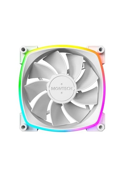 Rx 120 Argb Ters Fan 1600pwm, Üst Düzey Dayanıklılık, Sessiz Performans Ve Çarpıcı Argb Tasarımı 120 Mm, Beyaz