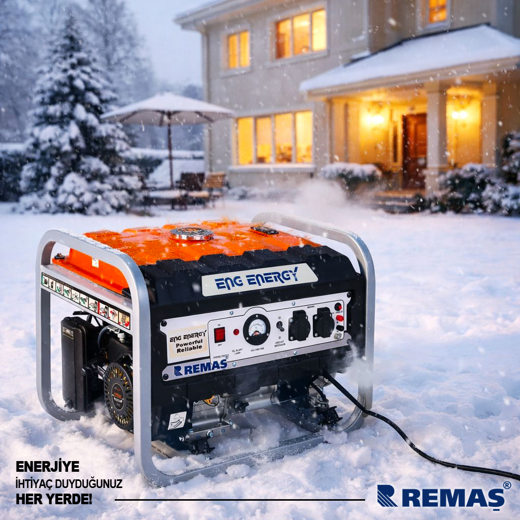 Energy KM 4000 ME Otomatik 4 Kva Monofaze Benzinli Jeneratör