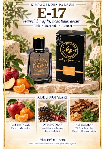 KP E-17 Erkek Parfüm EDP 50 ML