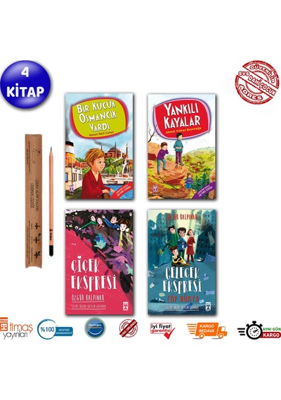 Çiçek Ekspresi Gelecek Ekspresi Yankılı Kayalar Set 4 Kitap Timaş