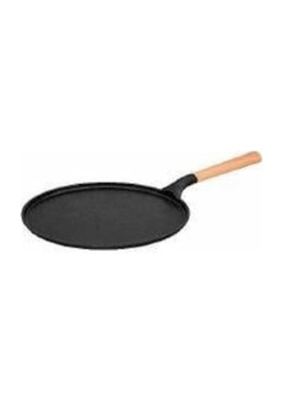 Noble Life Döküm Granit Krep Tavası 28cm Ahşap Saplı Düz