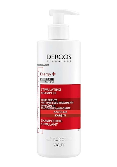 Vichy Dercos Energy+ Aminexil, Niasinamid Ve B5-b6 Vitaminleri İçeren 400 Ml Saç Dökülmesine Karşı Bakım Şampuanı