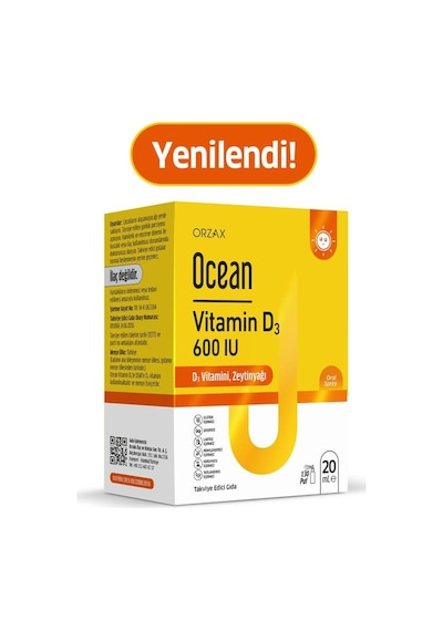 Ocean Vitamin D3 600 IU Sprey 20 ML