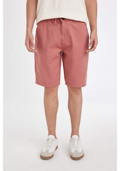DeFacto Regular Fit Düz Paça Gabardin Bermuda Şort C5397AX24SMOG350 DeFacto Regular Fit Düz Paça Gabardin Bermuda Şort C5397AX24SMOG350