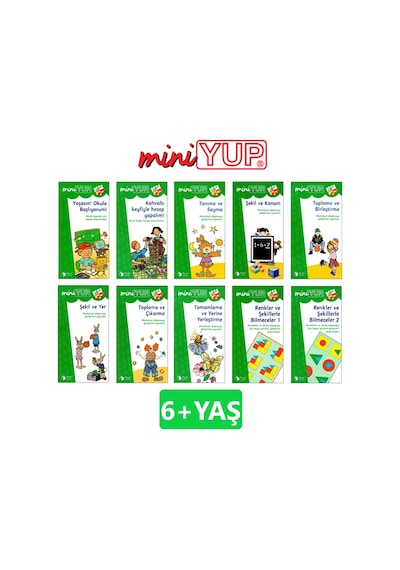 Miniyup 5 - 7 Yaş Görsel Ve Matematiksel Zeka Geliştirme Seti