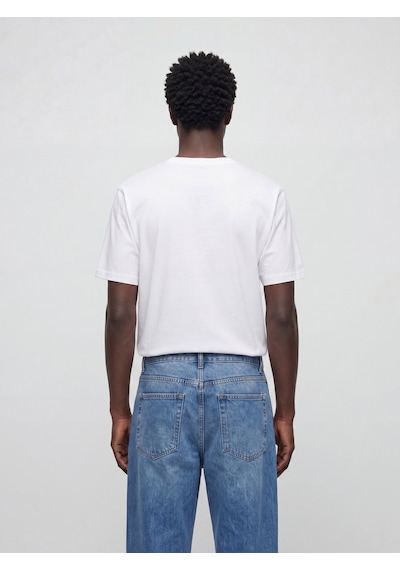 LTB Minimal Baskılı Beyaz T-shırt