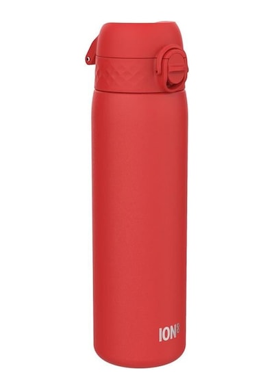 Ion8 - Paslanmaz Çelik İnce Suluk - Kırmızı - 600 Ml - Sızdırmaz