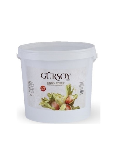 Gürsoy Fındık Ezmesi Plastik Kova 10 KG