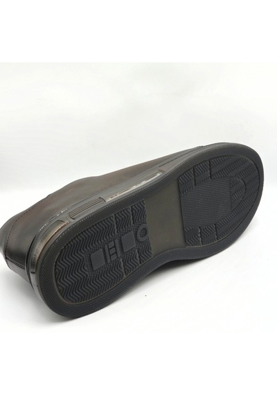Greyder 64726 Kahve Hakiki Deri Slip-on Bağcıklı Erkek Deri Sneaker Ayakkabı
