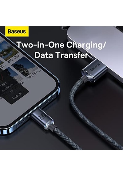 Crystal Shine Hızlı Şarj Kablosu, Lightning 1.2m, İphone Uyumlu, Güçlendirilmiş Yapı, Dayanıklı Ve Hızlı Diğer