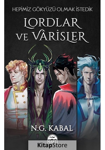 Kitapstore Lordlar ve Varisler / Hepimiz Gökyüzü Olmak İstedik Karton Ka...