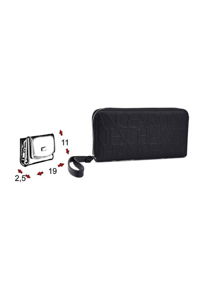 Armani Exchange Bayan Cüzdan 948451 Cc793 00020 Siyah-(482477958)-One Sıze Siyah