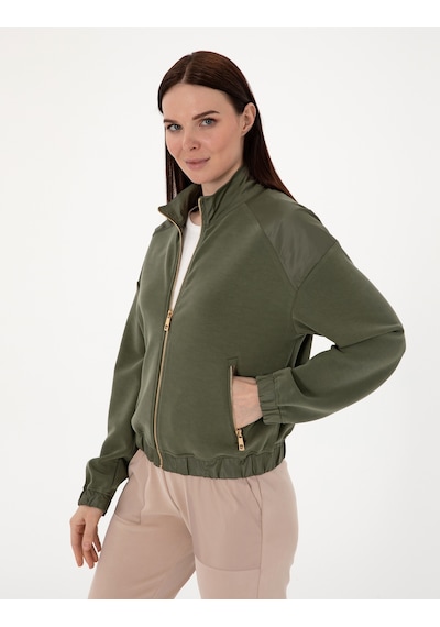 Pierre Cardin Kadın Haki Hırka Örme 50301345-vr027 Haki