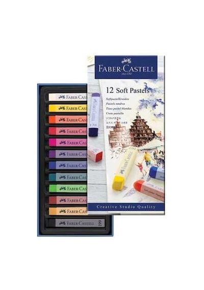 Faber Castell Soft Toz Pastel Boya 12'li Set
