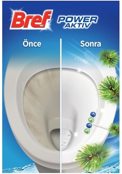 Wc Power Aktiv Çam Kokulu Klozet Temizleme Topları 10'lu, Çam 10