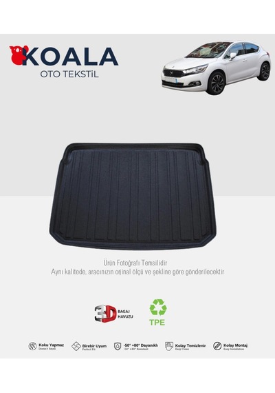 Citroen Ds 4 2012-2017 3d Bagaj Havuzu