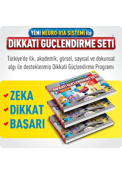 Dikkati Güçlendirme Seti - 3 Yaş - Osman Abalı - Adeda