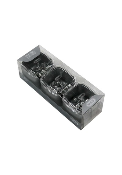 Mas Cubbie Premium 3'lü Kutu Ataş Raptiye Seti, Silver 1