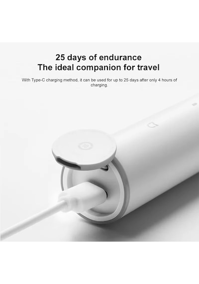 Xiaomi Mijia T300 Sonic Elektrikli Diş Fırçası Uzun Pil Ömrü Ipx7 Su Geçirmez T300