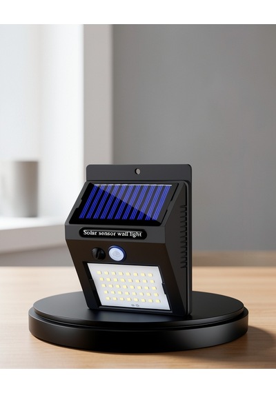 Güneş Panelli Led Bahçe Aydınlatma, Hareket Sensörlü, Ip65